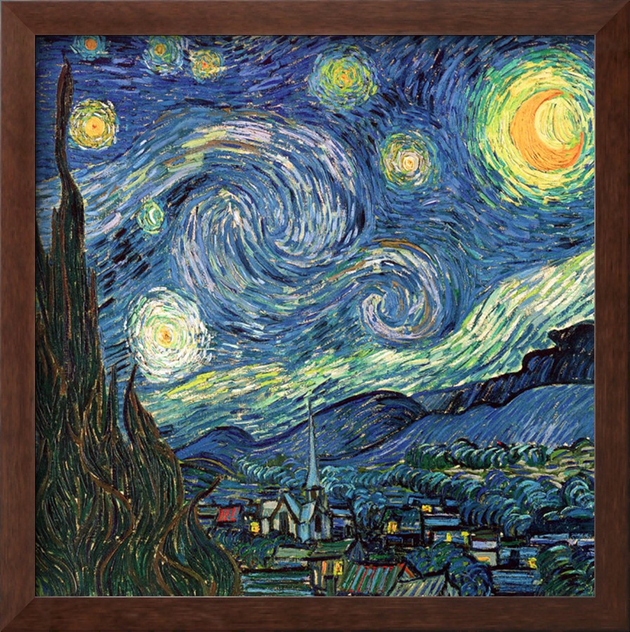 Blue Sky - Van Gogh Painting On Canvas